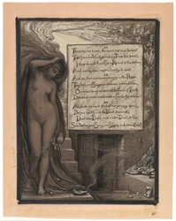 (Illustration für Rubáiyát von Omar Khayyám) Die lange Ruhe