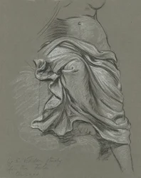 Studie für Die Schicksale sammeln die Sterne, 1884-1887