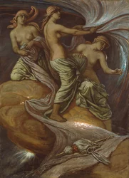 Die Schicksalsgöttinnen sammeln die Sterne, 1887