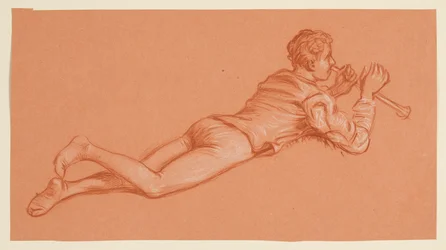 Studie einer männlichen kostümierten Figur