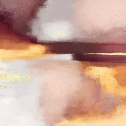 Goldener Blush Abstrakt
