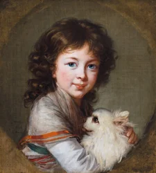Porträt von Elisabeth Isabella Mniszech