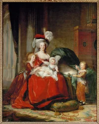Königin Marie-Antoinette und ihre Kinder
