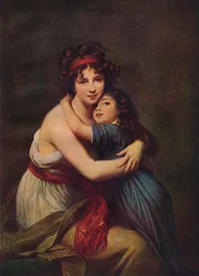 Madame Vigée-Lebrun und ihre Tochter Jeanne Lucie Louise, 1789, 1938