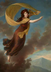 Porträt von Prinzessin Karoline von Liechtenstein, geborene Gräfin von Manderscheid-Blankenheim 1768-183