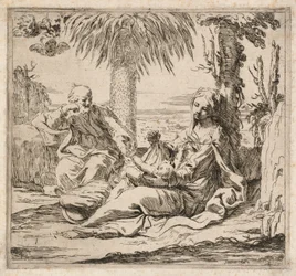Ruhe auf der Flucht nach Ägypten