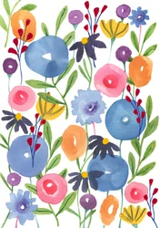 Boho-Blumen, 2018