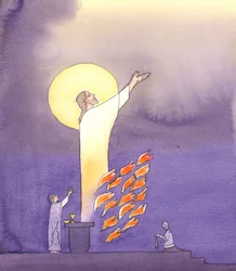 Bei der Messe beten wir mit Christus, der sich in der brennenden Liebe des Heiligen Geistes an den Vater wendet, 2000
