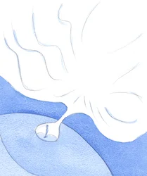 Durch Glauben und Selbstaufopferung kann man durch den engen 