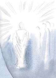 Christus ist hinter zwei Schleiern verborgen