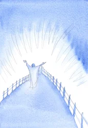Christus ist mit seiner Kirche während des Heiligen Messopfers und betet für uns