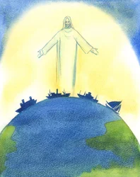 Christus, unser Gott, war wirklich an der Schöpfung des Universums beteiligt, mit dem Vater und dem Heiligen Geist