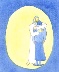 Christus zeigte mir in der Heiligen Kommunion, dass Er mich umarmte, wie man ein Kind umarmt, um es zu trösten, um mir durch meine Schwierigkeiten zu helfen