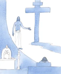 Christus sprach zu mir bei der Konsekration, als sein kostbares Blut auf dem Altar war