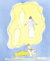 Gottes Geschenk an die Kranken ist Jesus Christus selbst, mit dem Vater und dem Heiligen Geist, ein Gott - am Werk in diesem Sakrament