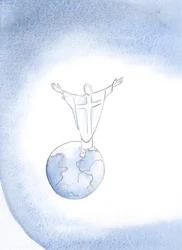 Jesus Christus ist unser Hohepriester, der bei jeder Messe für uns beim Vater Fürsprache hält