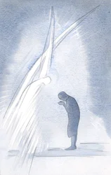 Mein eigener heiliger Schutzengel wiederholt das Gebet, das ich spreche, verneigt sich tief und sagt im Namen Christi: 