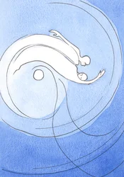 Die erstaunliche Liebe Gottes zur Seele wird im Hohelied beschrieben: "Seine linke Hand unter ihrem Kopf, er umarmte sie..."