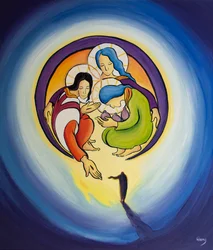 Durch Reue und Glauben an Christus erlauben wir ihm, uns in das Herz der Heiligen Dreifaltigkeit zu ziehen.