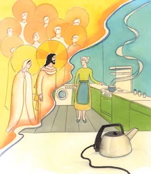 Wir können uns das Leben im Himmel wie eine Art Paralleluniversum vorstellen, direkt neben uns: genauso real wie das sichtbare, alltägliche Leben, das wir kennen, oder sogar noch realer, aber derzeit unsichtbar, 2005