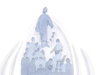 Wenn eine Seele alles in Hommage an den Vater anbietet, wird alles in diesem Leben von Gott zu sich gezogen.