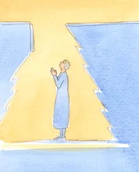 Wenn wir aufrichtig unsere Sünden und Schwächen bereuen, ist es, als ob sich eine Falltür über unserem Kopf öffnet und das Licht des Himmels hereinströmt, um uns Frieden, Licht und eine engere Verbindung mit Gott zu bringen