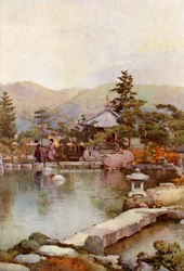 Ein Landschaftsgarten