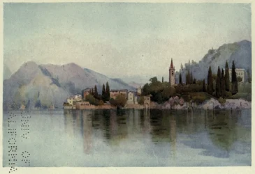 Varenna, Lago di Como, Illustration aus 