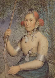 Ein nordamerikanischer Indianerhäuptling