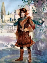 Henry Brodribb Irving in Wie es euch gefällt, ca. 1902