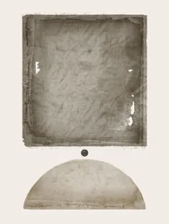 Gealterte Sepia-Formen