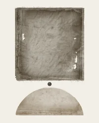 Gealterte Sepia-Formen
