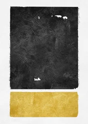 Schwarz-goldene Abstraktion