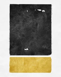 Schwarz-goldene Abstraktion