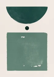 Minimale grüne Formen