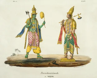 Parashurama, graviert von de Marlet und du Bouloi