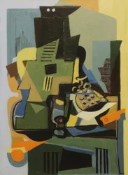 Stillleben mit Gitarre