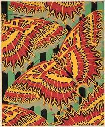 Detail von Platte 19, aus Papillons, veröffentlicht 1925