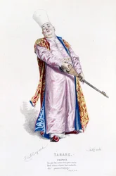 Gesamtwerk von Beaumarchais (1732-1799) von Edouard Fournier. Ed. Laplace, Sanchez et Cie, Paris 1876 (Gravur)