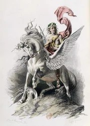Poetische Kunst in Kunstwerken von Nicolas Boileau. Illustration E. Bayard. Paris 1873, Laplace Sanchez und Cie éditeurs