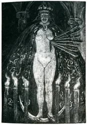 Illustration für Gedichte von Charles Baudelaire (1821-67)
