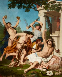 Der Tod des Orpheus, von Emile Jean Baptiste Philippe Bin