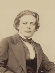 Porträt des Komponisten Anton Rubinstein 1829-1894, ca. 1860-1870