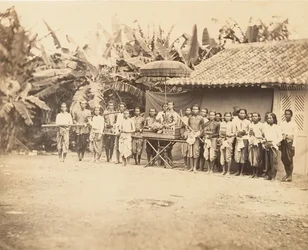 Prinz Kambodschaner und sein Gefolge, 1866