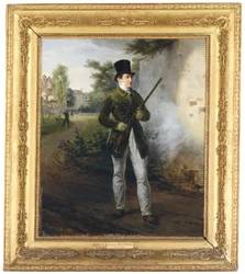 Gabriel Delessert in Jagdkleidung