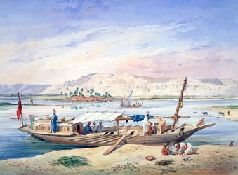 Ein Boot auf dem Nil, Ägypten