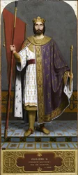 König Philipp II. von Frankreich 1165-1223, 1840er-Jahre