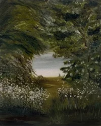 Serener Pfad zum See