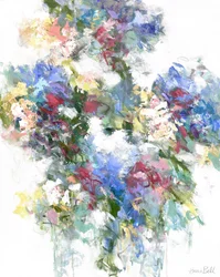 Lebendiges Blumenabstrakt