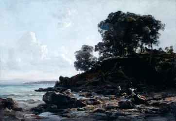 Waschsalon bei Ebbe, 1891